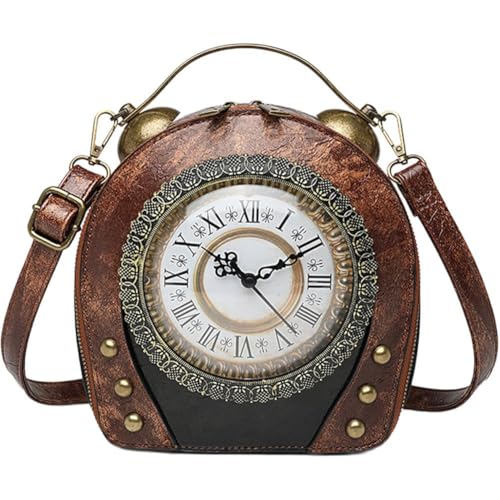 Kleine Umhängetasche Und Handtaschen Für Damen, Süße Schultertasche, Einzigartige Steampunk-metalluhr, Kostüm, Cosplay-zubehör Kleine Umhängetasche Und Handtaschen Für Damen, Süße Schultertasche, Einzigartige Steampunk-metalluhr, Kostüm, Cosplay-zubehör von Keuyeo