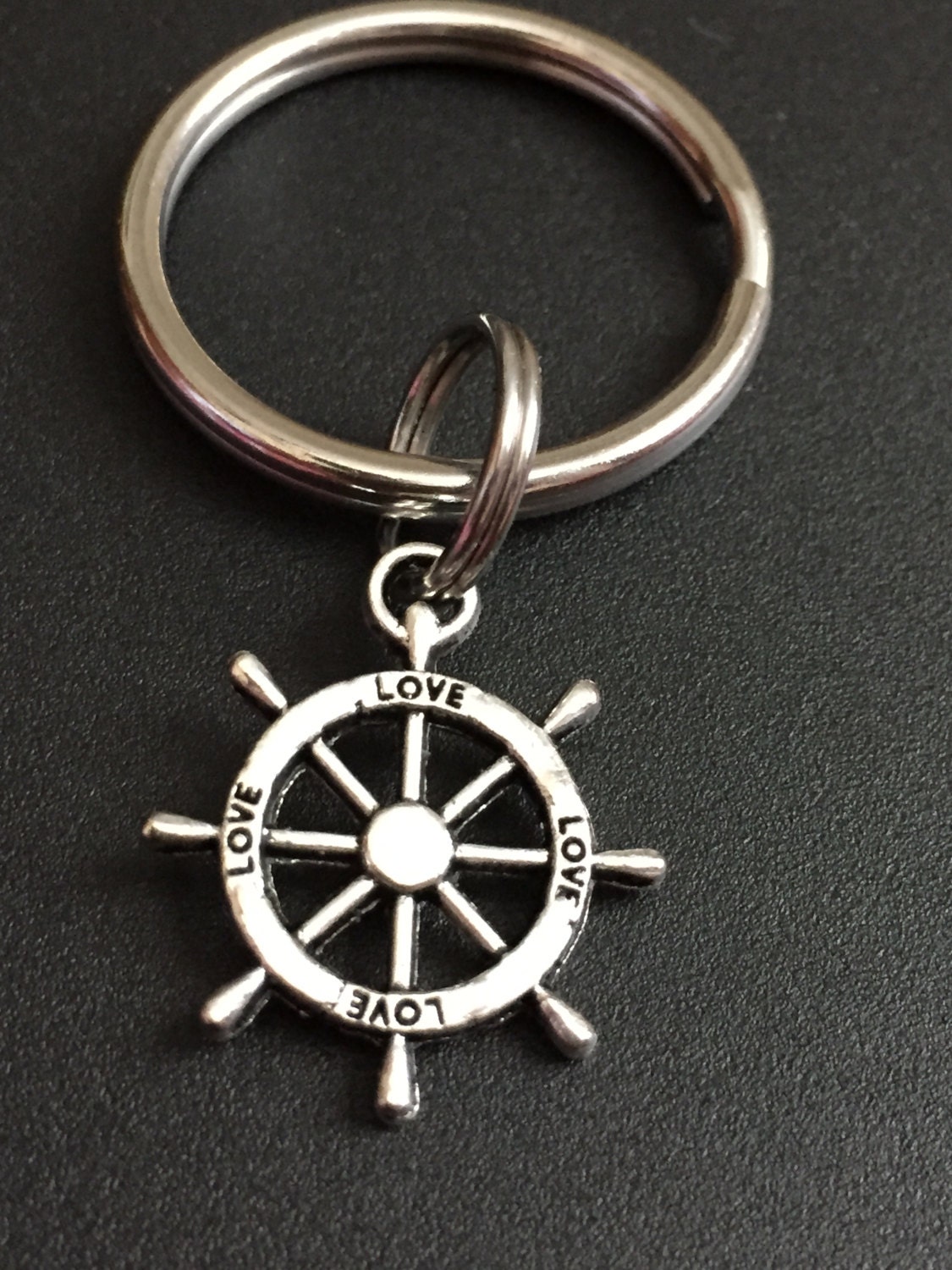 Antiker Silberner Anker-Schlüsselanhänger von KevalDesigns