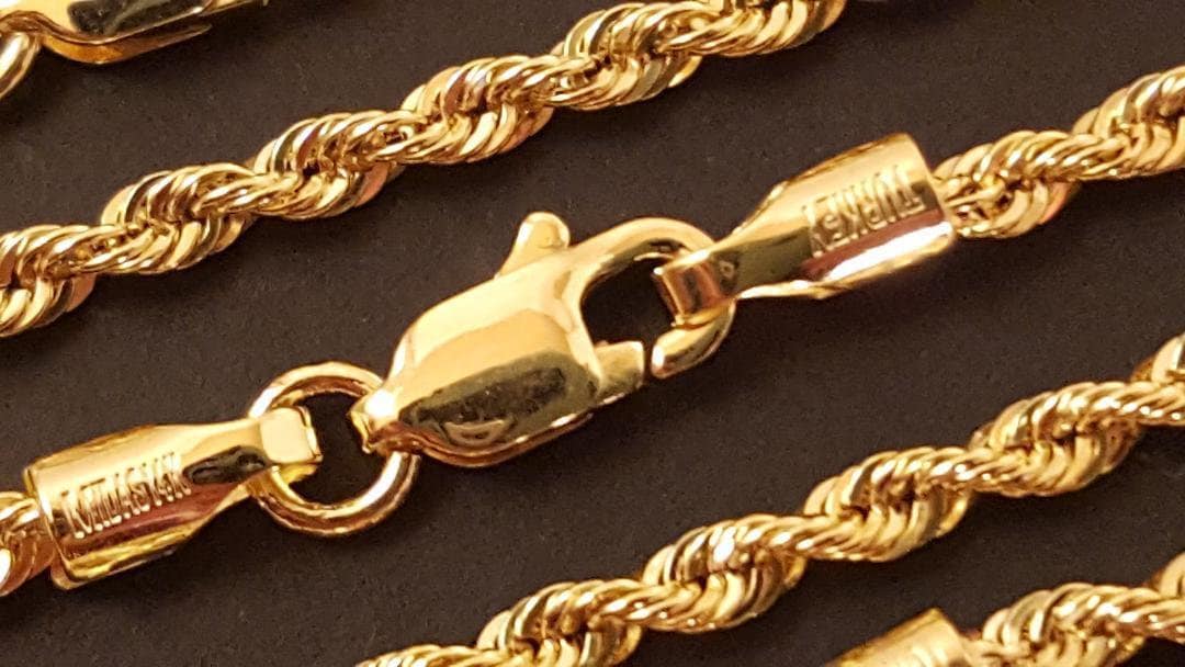 14 K Solide Gelbgold 2, 0 Mm Seil Kettenhalskette 18 ", 20 22 " 24" Meistverkaufte Perfekte Geschenk 14 K Solide Gelbgold 2, 0 Mm Seil Kettenhalskette 18 ", 20 22 " 24" Meistverkaufte Perfekte Geschenk von Kevinjewelry