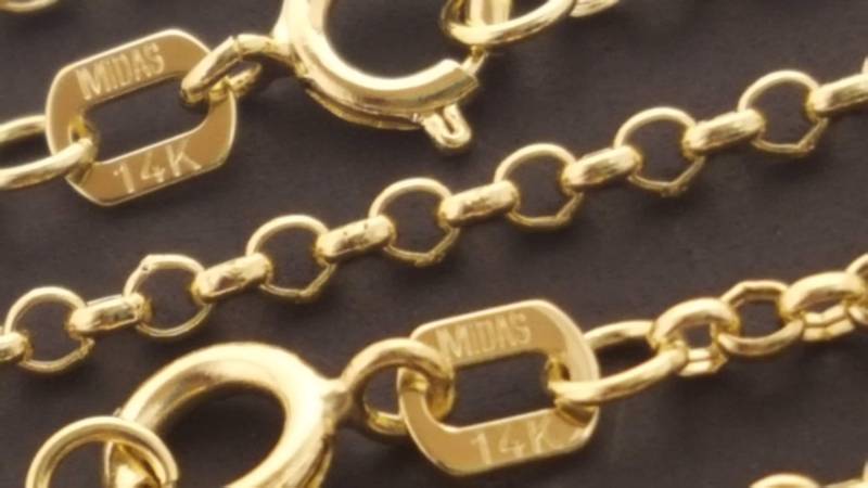 14K Solid Gelb Gold 1, 9 Mm Rolo Kettenhalskette 16 , 18 20 22 24 . Meistverkauftes Perfektes Geschenk 14K Solid Gelb Gold 1, 9 Mm Rolo Kettenhalskette 16 , 18 20 22 24 . Meistverkauftes Perfektes Geschenk von Kevinjewelry