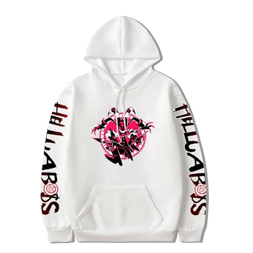 kewing Rundhalsausschnitt Sweatshirt - Helluva Boss Grafik Gedruckt Kapuzenpullover Männer/Frauen Pullover Lockere Lange Ärmel Mode Hoodie von kewing