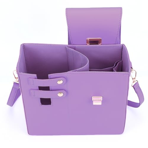 Kexpery Crossbody Water Cup Aufbewahrungsbeutel for Frauen mit verstellbarem Gurtwasserflaschenträgerbeutel PU Leder tragbarer Wasserflaschenbeutel for Reise (lila) von Kexpery