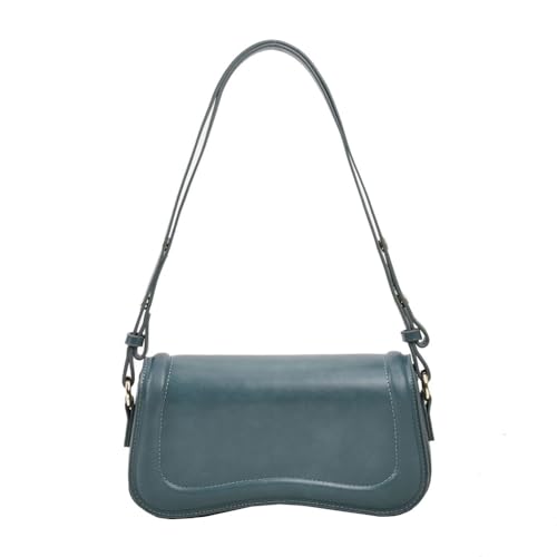 Kexpery Damen-Handtasche aus Leder, vielseitige Umhängetasche, verstellbarer Riemen, Clutch, Achseltasche, Umhängetasche, Hobo-Tasche, stilvolle Geldbörse for Mädchen (Hellblau) von Kexpery