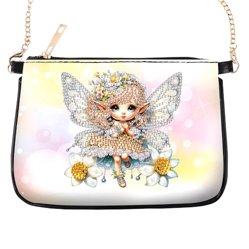 Kexpery Diy 5d diy diy bag entzückender Stickdiamant mit farbenfrohen Muster Personalisierte Handtaschen for Frauen von Kexpery