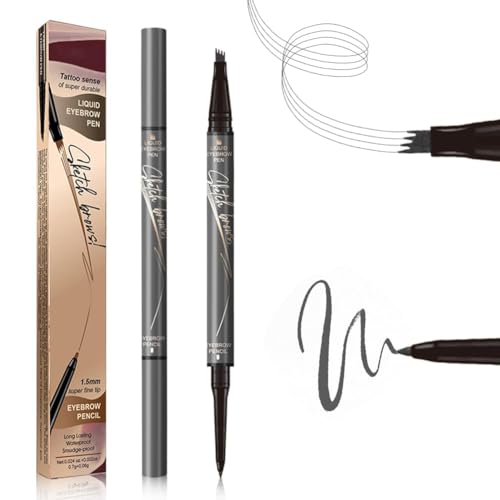 Kexpery Doppelkopfstift Doppelkopf Microblading 3D wasserdicht mit 4 -Spike -Augenbrauen for eine genaue Route Kexpery Doppelkopfstift Doppelkopf Microblading 3D wasserdicht mit 4 -Spike -Augenbrauen for eine genaue Route von Kexpery