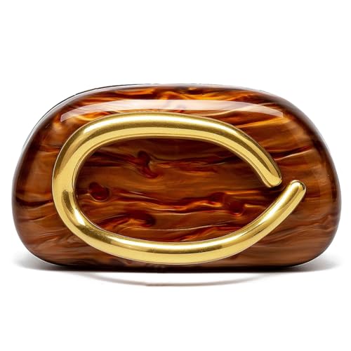 Kexpery Frauen Trendy Clutch Acryl Crossbody Tasche All-Match Party Telefontasche (braun) von Kexpery