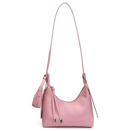 Kexpery Frauenbananentasche pu weiche Farbe kompaktes Schulter -Futter for Reiseeinkäufe und Arbeiten von Kexpery