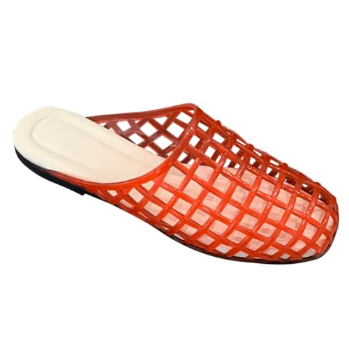 Kexpery Frauenschuhe Jelly Ballerinas, um Ballerinas mit geschlossenem und atmungsaktivem Ende for den Sommer außerhalb der Reise anzuziehen, von Kexpery