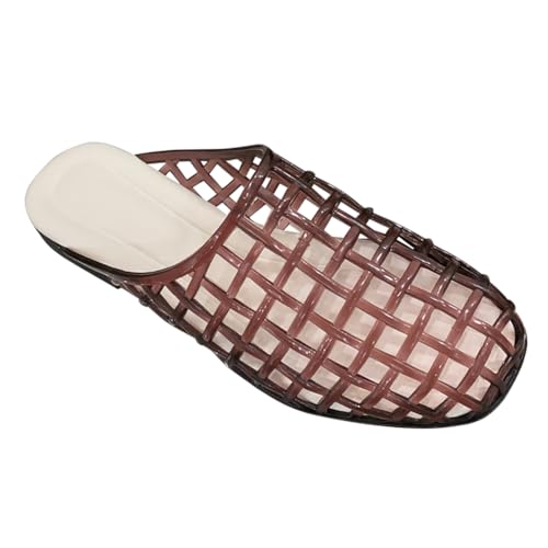 Kexpery Frauenschuhe Jelly Ballerinas, um Ballerinas mit geschlossenem und atmungsaktivem Ende for den Sommer außerhalb der Reise anzuziehen, von Kexpery