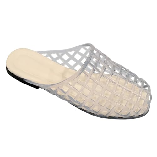 Kexpery Frauenschuhe Jelly Ballerinas, um Ballerinas mit geschlossenem und atmungsaktivem Ende for den Sommer außerhalb der Reise anzuziehen, von Kexpery