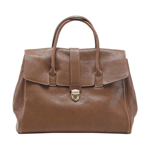 Kexpery Große Einkaufstasche for Frauen mit Taschen Handtasche PU Leder Feste Arbeitstasche Pendler Geldbörse for Reiseeinkäufe (grau) von Kexpery