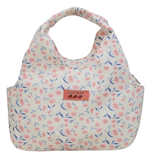 Kexpery Mode kleine Blumen Frauen Handtasche for Arbeitsreise -Büroparty (blau) von Kexpery
