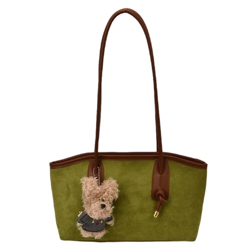 Kexpery PU Leder Top Griff Geldbeutel Retro Schulterhandtaschen for Arbeitsreisen (schwarz) von Kexpery