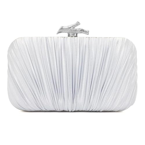 Kexpery Plus Tasche im Satin -Umhängetasche mit Metallkette for Frauen Hochzeitabend Kexpery Plus Tasche im Satin -Umhängetasche mit Metallkette for Frauen Hochzeitabend von Kexpery