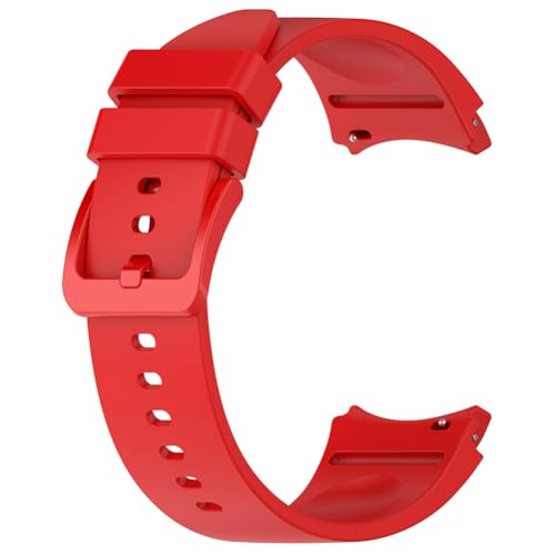 Kexpery Silikon-Designer-Armband, Schnellverschluss-Silikonband, weiches Ersatz-Sportarmband for Watch 6, 5, 4, Band for Watch 6/5/4/Classic/5 Pro (E) von Kexpery