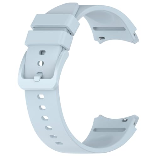 Kexpery Silikon-Designer-Armband, Schnellverschluss-Silikonband, weiches Ersatz-Sportarmband for Watch 6, 5, 4, Band for Watch 6/5/4/Classic/5 Pro (H) von Kexpery
