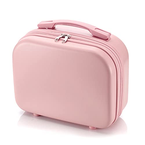 Kexpery Tragbare Kulturbeutel, Aufbewahrungstasche, harte Make-up-Tasche, Organizer, großes Fassungsvermögen, einfarbig, für Outdoor-Toilettenartikelhalter, rose, about 30 * 23 * 15cm/11.81 * 9.06 * von Kexpery