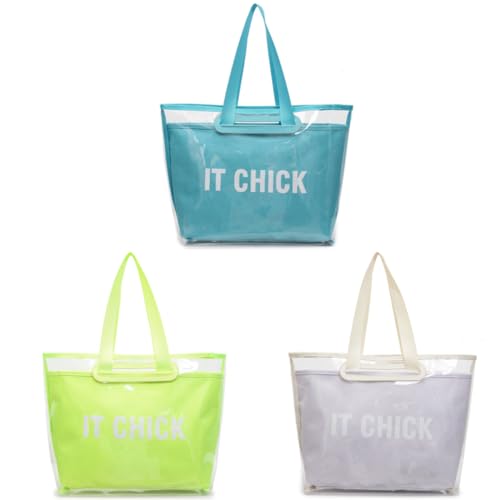 Kexpery Transparente PVC -Jelly -Tasche mit großer Kapazität Multifunktions -Umhängetasche for Reisen, Arbeit Kexpery Transparente PVC -Jelly -Tasche mit großer Kapazität Multifunktions -Umhängetasche for Reisen, Arbeit von Kexpery