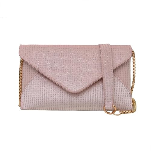Kexpery Umhängetasche mit Schulterriemen für Damen mit Schulterriemen kleine Kette Handtasche Handtasche, Rosa, 190.00x100.00x370.00mm Kexpery Umhängetasche mit Schulterriemen für Damen mit Schulterriemen kleine Kette Handtasche Handtasche, Rosa, 190.00x100.00x370.00mm von Kexpery