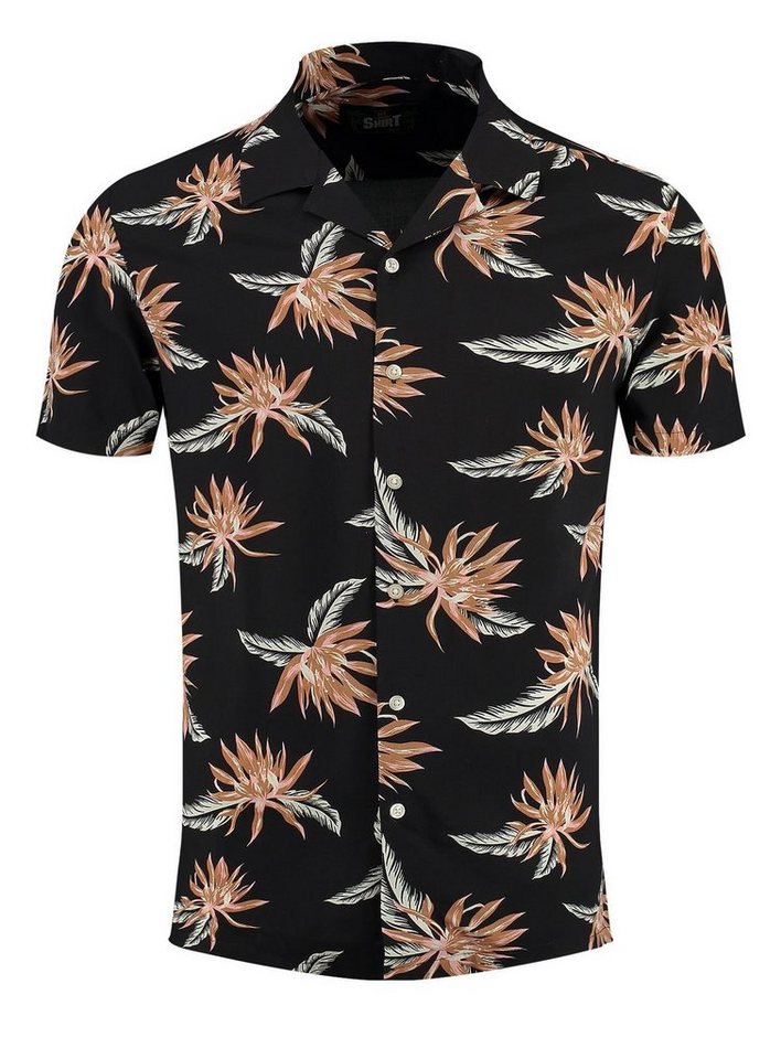 Key Largo Hawaiihemd Herren Hawaii Freizeit Hemd Barbados MSH00011 Regular Kurzarm Kentkragen Gemustert von Key Largo