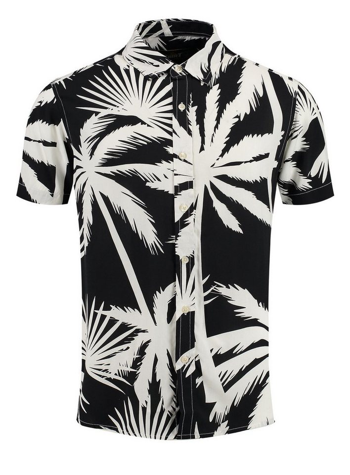 Key Largo Hawaiihemd Herren Hawaii Freizeit Hemd Palms MSH00022 Regular Kurzarm Kentkragen Gemustert von Key Largo