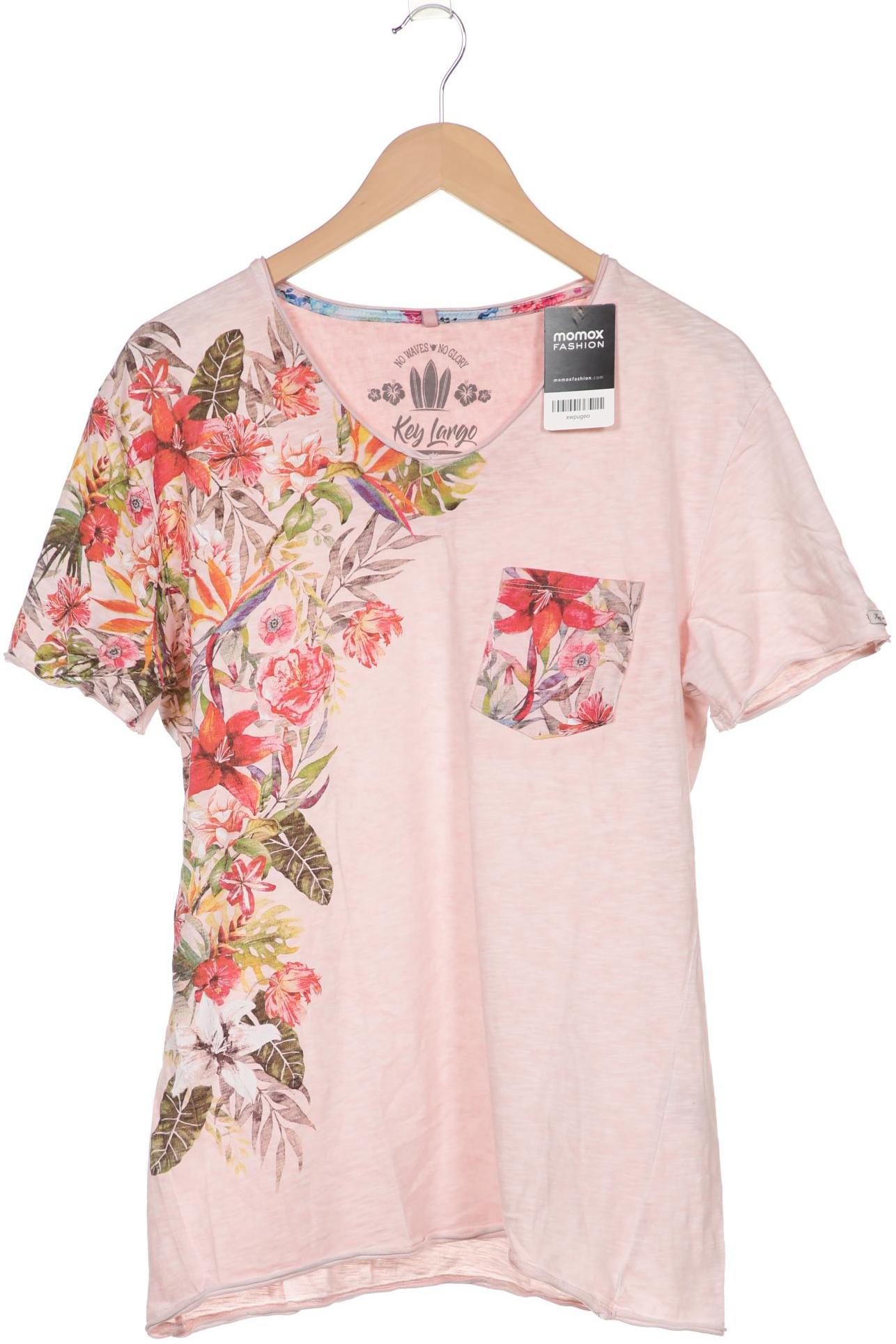 Key Largo Herren T-Shirt, pink von Key Largo