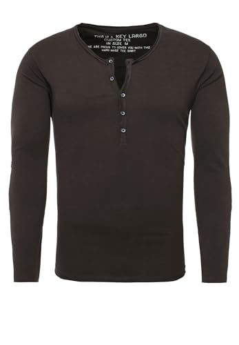 KEY LARGO Herren MLS Ginger T-Shirt, Anthra (1101), XXL von KEY LARGO