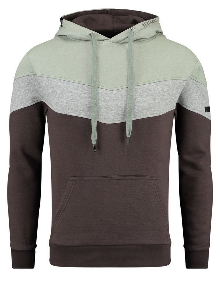 Key Largo Kapuzenpullover für Herren Brainstorm Sweatshirt Kontrast Look MSW00160 von Key Largo