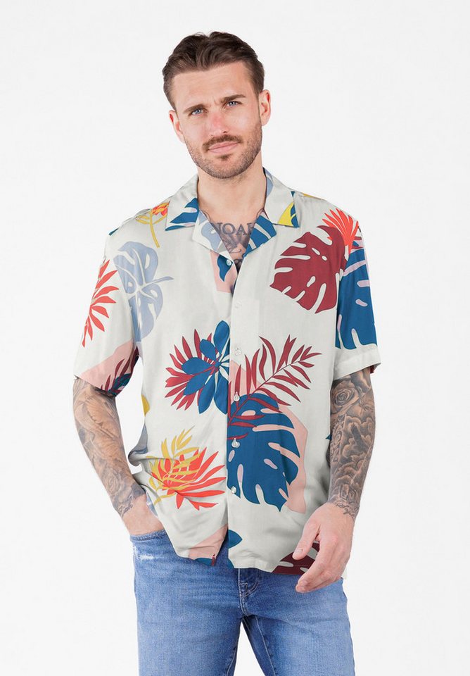 Key Largo Kurzarmhemd MSH KLSPLASH 1/2 patterned (1-tlg) von Key Largo