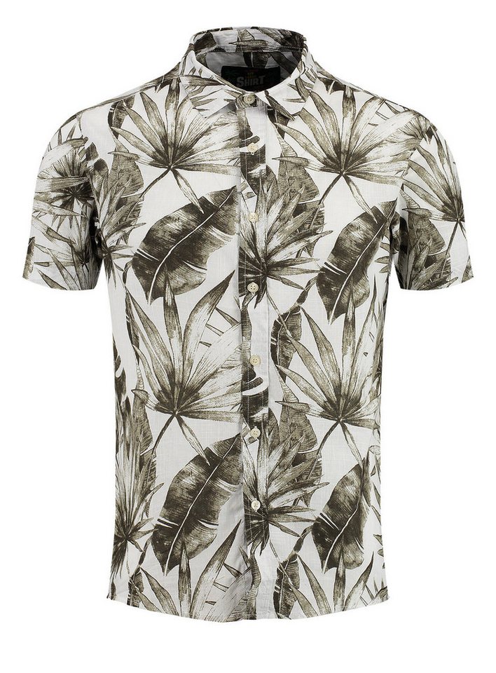 Key Largo Langarmhemd Herren Hemd MSH INSTINCT Regular Fit Kurzarm (1-tlg) von Key Largo