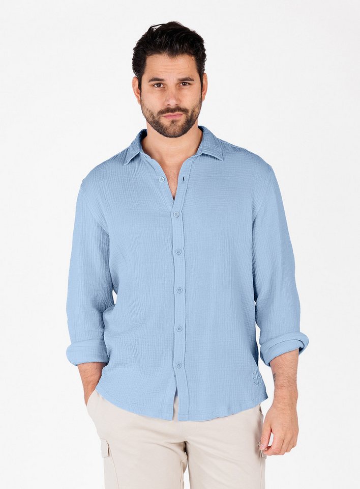 Key Largo Langarmhemd MSH FINCA 1/1 solid von Key Largo