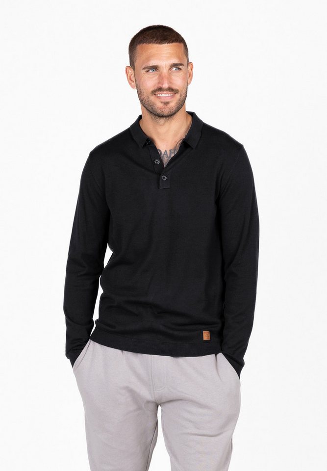 Key Largo Stehkragenpullover MST KLPISA polo button von Key Largo
