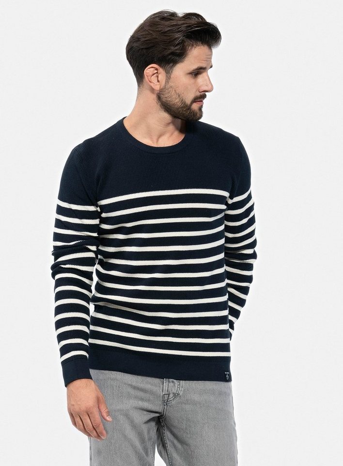 Key Largo Rundhalspullover MST RECORD round von Key Largo