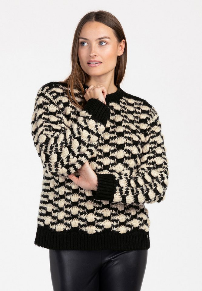 Key Largo Rundhalspullover WKN INFLATE round (1-tlg) von Key Largo