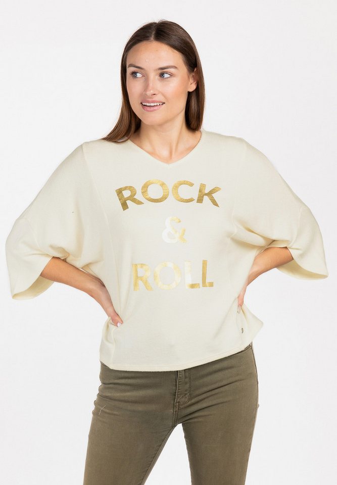 Key Largo Rundhalspullover WKN ROCK round (1-tlg) von Key Largo