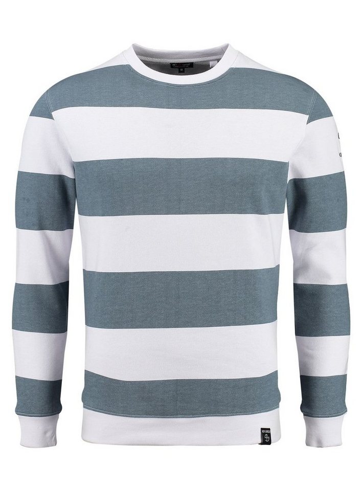 Key Largo Rundhalspullover für Herren Penalty Sweatshirt Kontrast Look MSW00174 von Key Largo