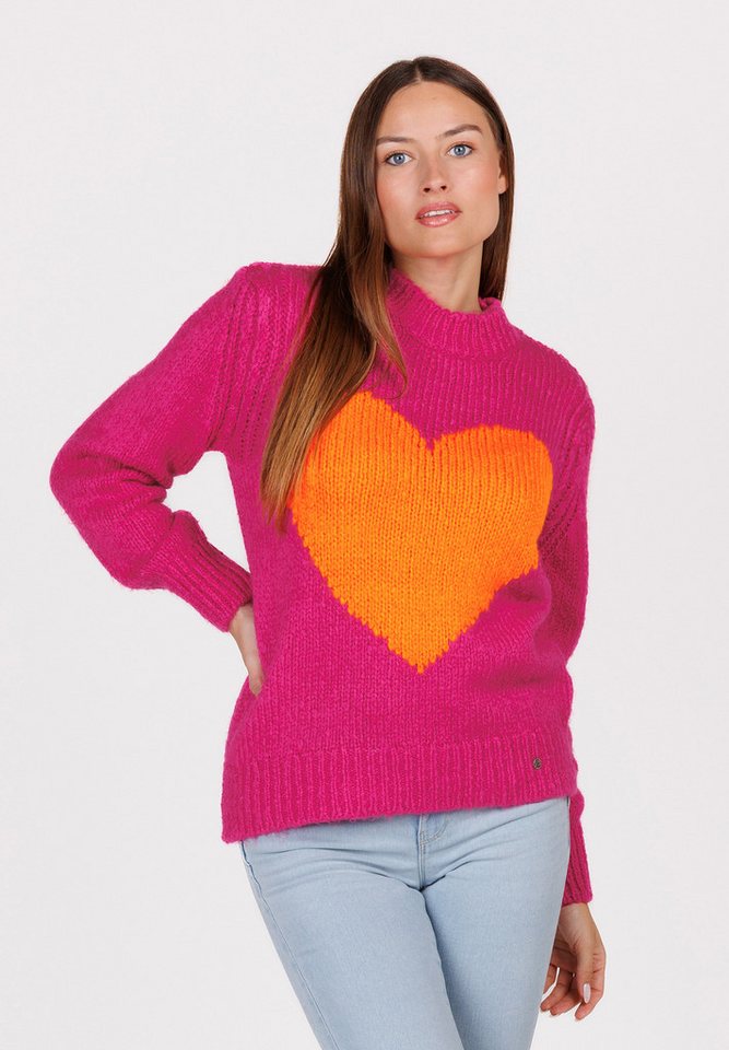 Key Largo Stehkragenpullover WKN FEELING round von Key Largo