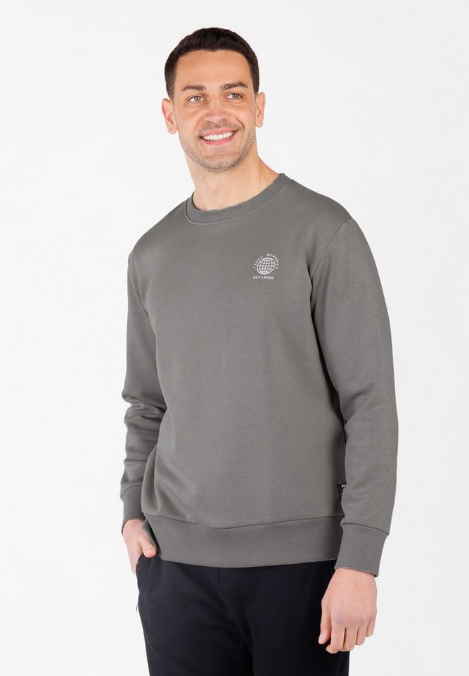 Key Largo Sweatshirt MSW KLFADED MEMORIES round (1er) von Key Largo