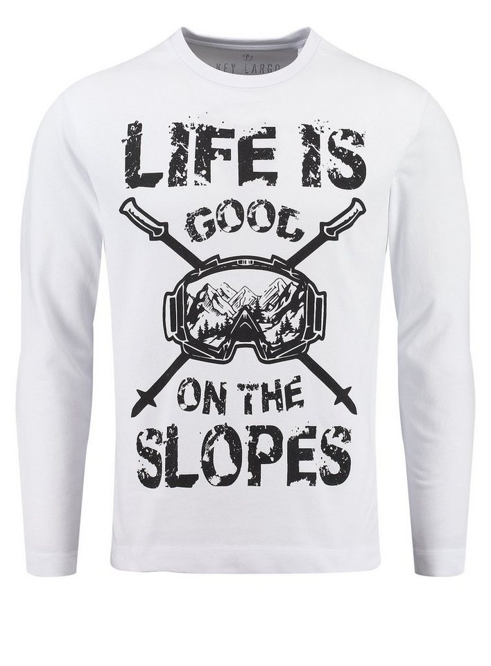 Key Largo Sweatshirt MSW SLOPES round von Key Largo