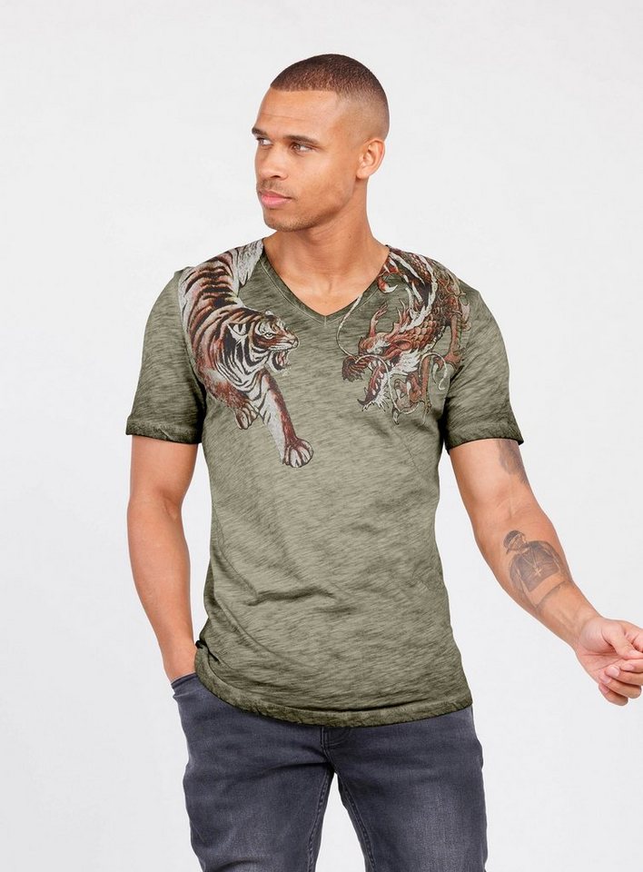 Key Largo T-Shirt MT DRAGON v-neck von Key Largo