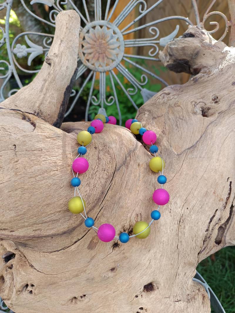 Kette Aus Polarisperlen, Collier Kette Aus Polarisperlen, Collier von KeyLargoRW