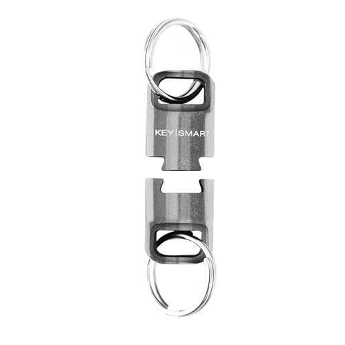 KeySmart MagConnect Pro Magnetic Key Holder for Purse, Key Chains for Car Keys - Detachable Key Ring Quick Release Keychain for Men - Mens Key Chain Rings Heavy Duty Key Ring - Titanium EDC (1-Pack) von KeySmart