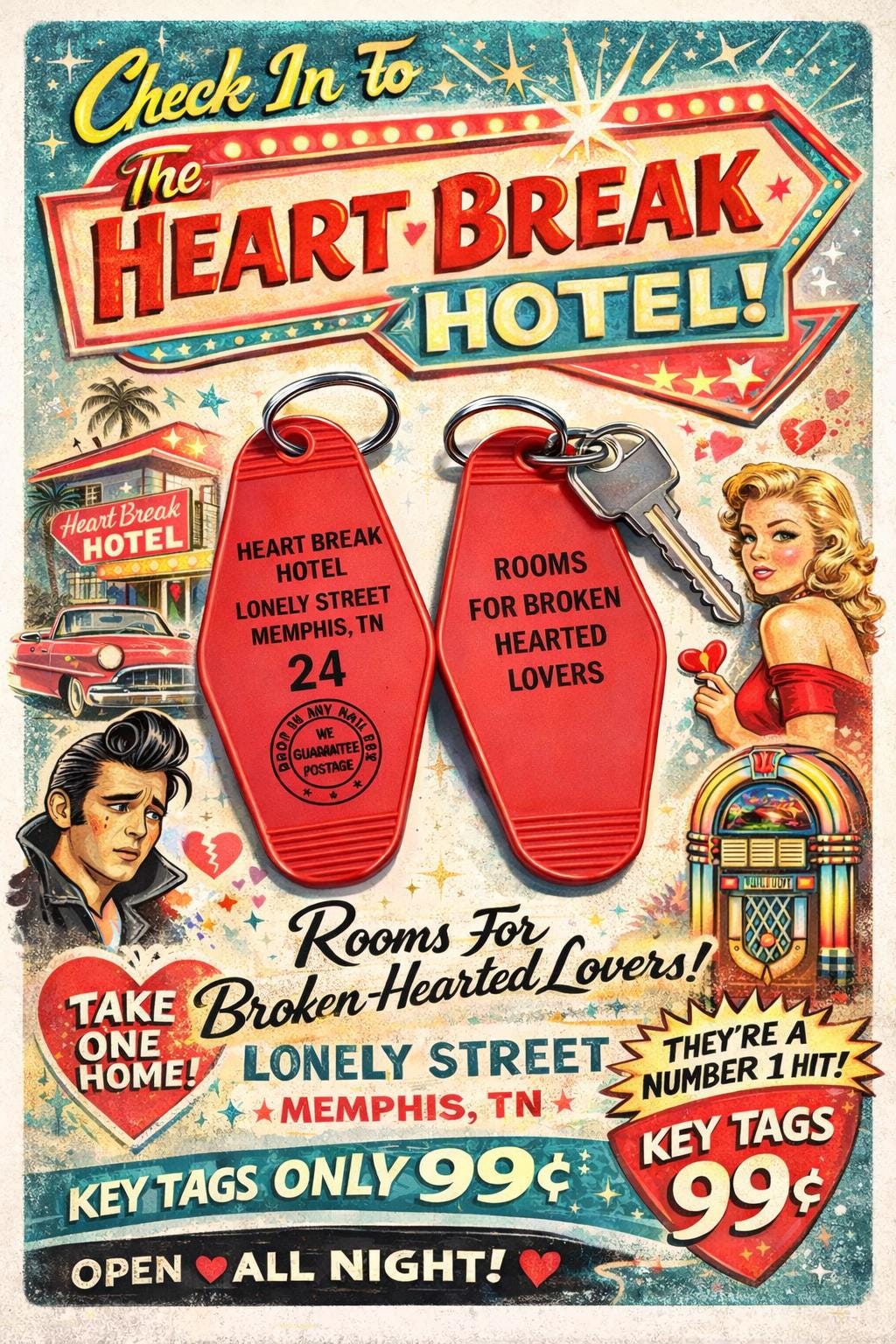 Legendärer Song Schlüsselanhänger von KeyTagsRUSdotcom