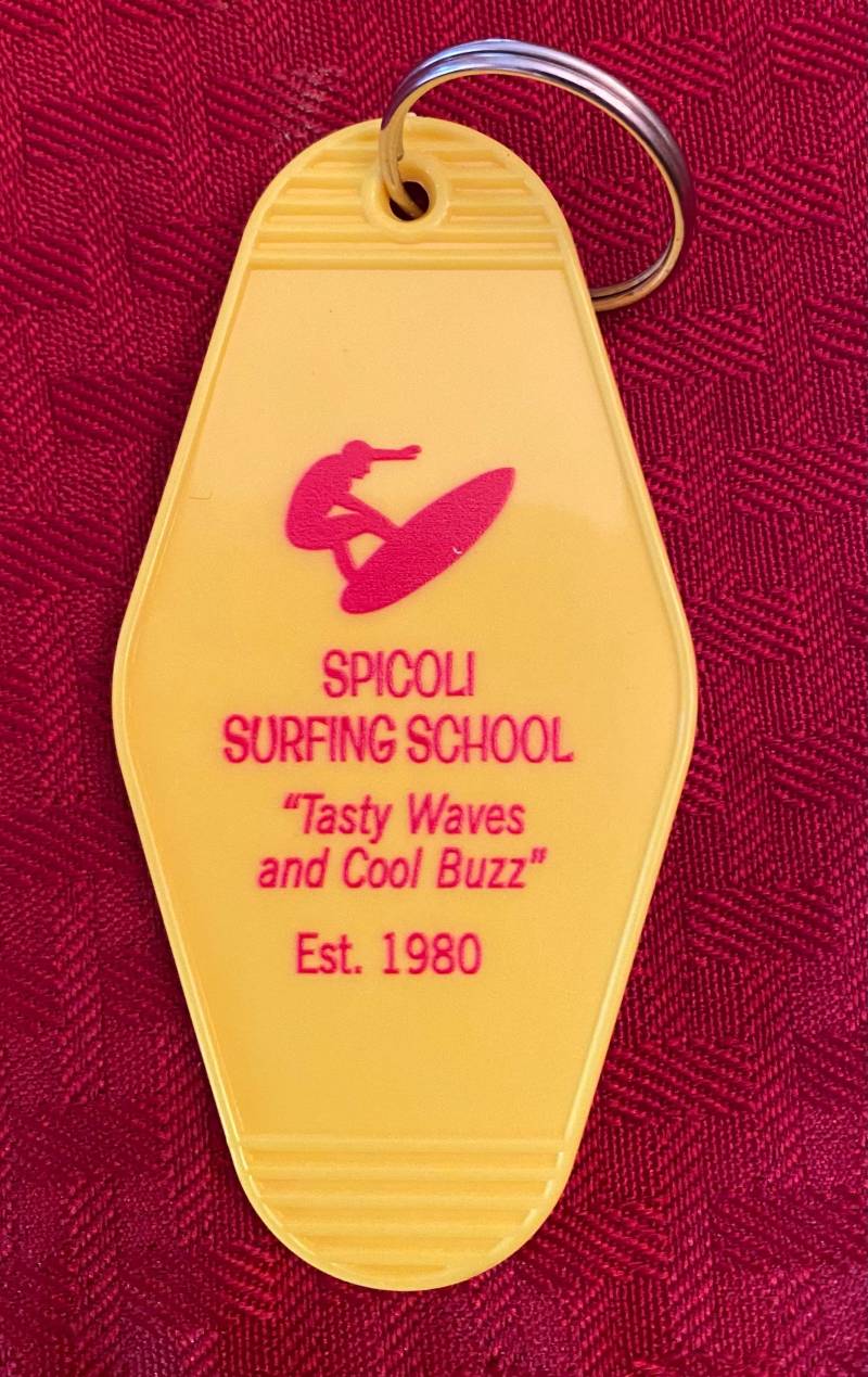 Spicoli Surf Schule Fast Times At Ridgemont High Inspiriert Schlüsselanhänger von KeyTagsRUSdotcom