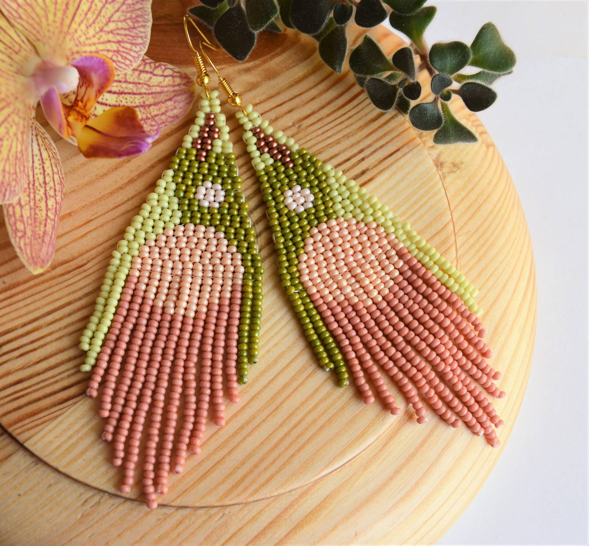 Luftperlen Fransen Ohrringe/ 4 Elemente/ Sonne /Quaste Lang Handgewebt/ Boho Schmuck/ Geschenke Für Sie/ Astrologie Schmuck Luftperlen Fransen Ohrringe/ 4 Elemente/ Sonne /Quaste Lang Handgewebt/ Boho Schmuck/ Geschenke Für Sie/ Astrologie Schmuck von KeychainbyMirami8888