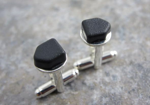 Recycled Play Station Controller Button Manschettenknöpfe, Gamer Geschenk von KeyedUp