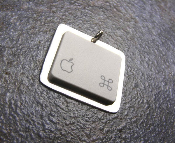 sterling Silber Recycling Apple Schlüssel - Anhänger Nur sterling Silber Recycling Apple Schlüssel - Anhänger Nur von KeyedUp