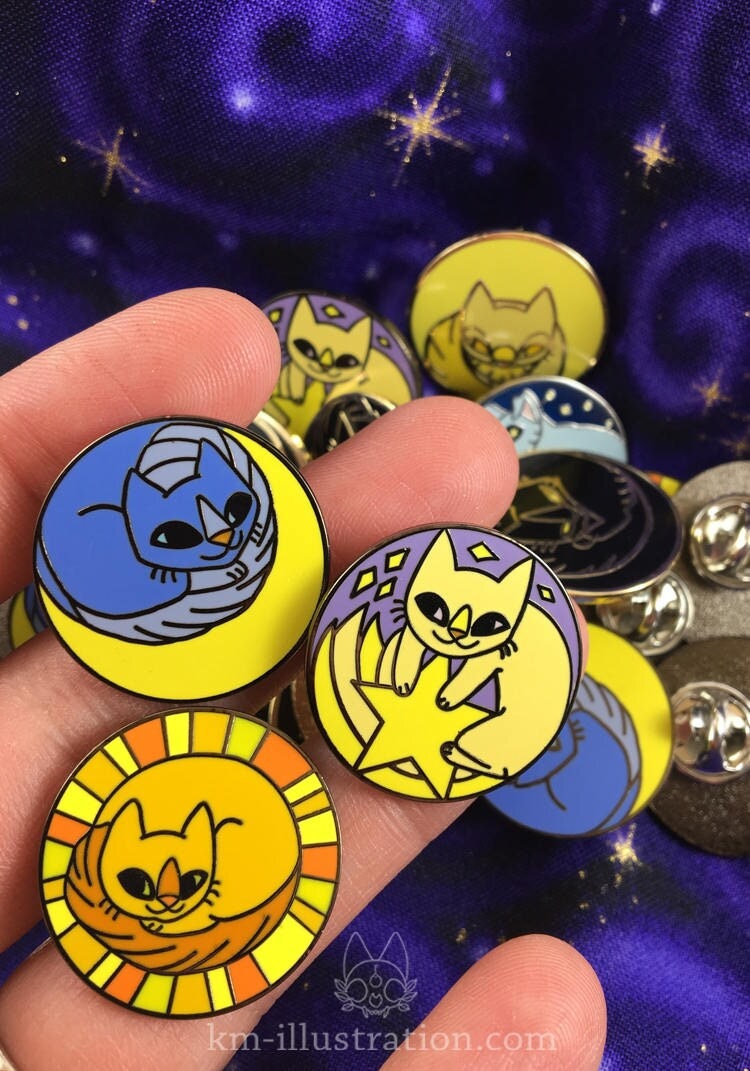 Kittens in The Sky Accessoires Emaille Pins Letzte Chance Kittens in The Sky Accessoires Emaille Pins Letzte Chance von KeymonsterShop