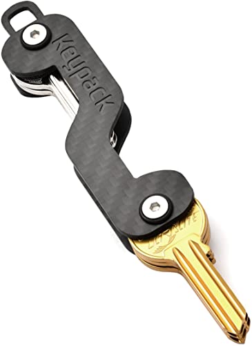Keypack Key Organizer aus Carbon | inkl. Multitool | bis zu 16 Schlüssel | Schlüsselbund | Schlüssel-Etui | Schlüsselanhänger von Keypack