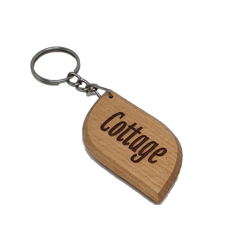 Cottage Schlüsselring Schlüsselanhänger Fob Tag Key Organizer von KeyringShop